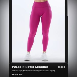 ALPHALETE Pulse Kinetic Leggings Arcade Pink